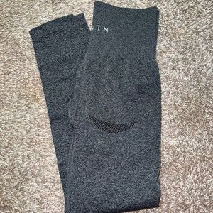 NVGTN black speckled curve leggings XS